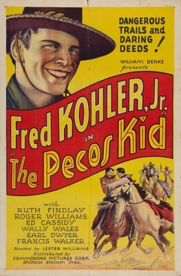 The Pecos Kid movie poster (1935) wooden framed poster
