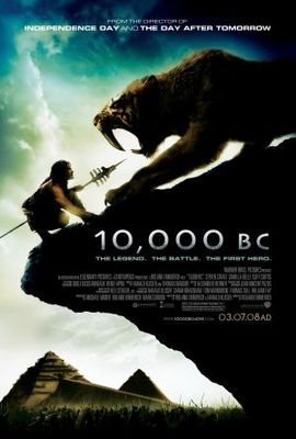 10,000 BC movie poster (2008) t-shirt