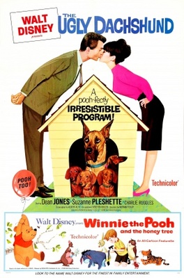 The Ugly Dachshund movie poster (1966) canvas poster