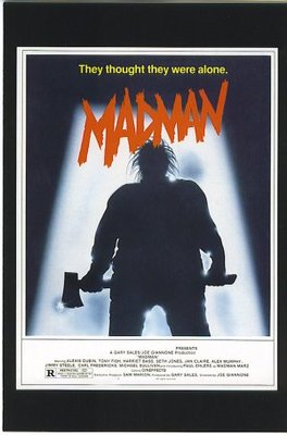 Madman movie poster (1982) canvas poster