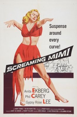 Screaming Mimi movie poster (1958) wooden framed poster