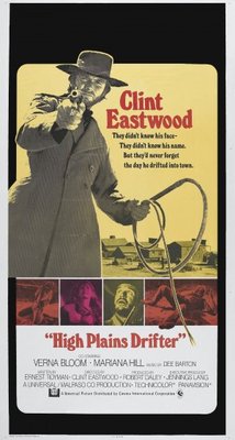 High Plains Drifter movie poster (1973) canvas poster