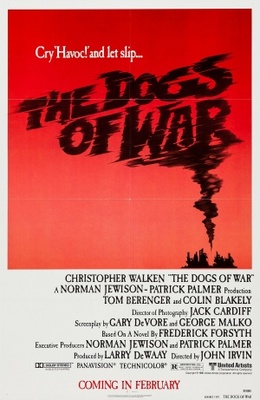 The Dogs of War movie poster (1981) Stickers MOV_fd69a7db