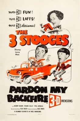 Pardon My Backfire movie poster (1953) Mouse Pad MOV_fd69d449
