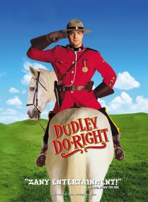 Dudley Do-Right movie poster (1999) poster with hanger
