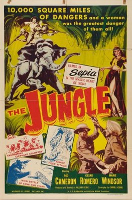 The Jungle movie poster (1952) poster with hanger