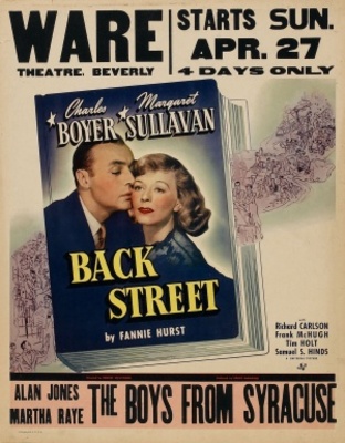 Back Street movie poster (1941) poster with hanger
