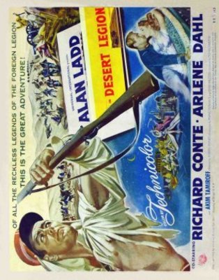 Desert Legion movie poster (1953) poster