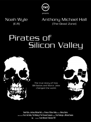 Pirates of Silicon Valley movie poster (1999) wooden framed poster