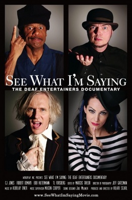 See What I'm Saying: The Deaf Entertainers Documentary movie poster (2008) wooden framed poster