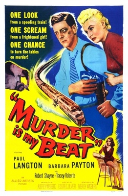 Murder Is My Beat movie poster (1955) tote bag