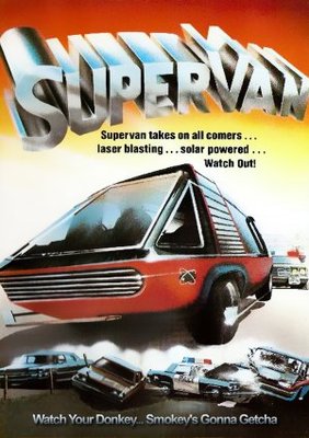 Supervan movie poster (1977) wooden framed poster
