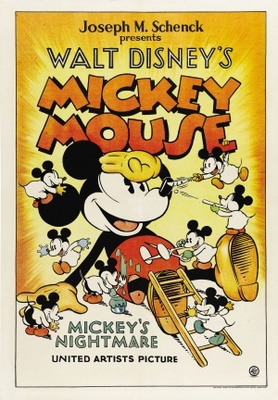 Mickey's Nightmare movie poster (1932) tote bag
