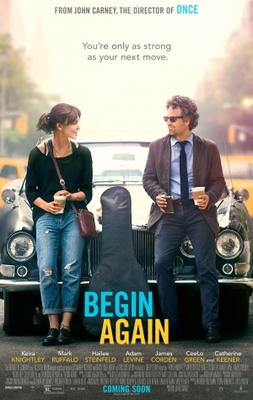 Begin Again movie poster (2013) wood print