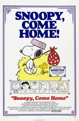 Snoopy Come Home movie poster (1972) poster with hanger