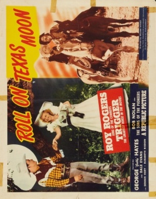 Roll on Texas Moon movie poster (1946) wood print