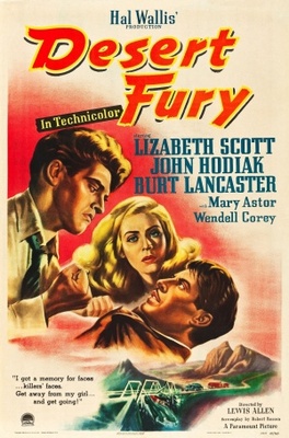 Desert Fury movie poster (1947) metal framed poster