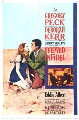 Beloved Infidel movie poster (1959) wooden framed poster