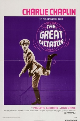 The Great Dictator movie poster (1940) wood print