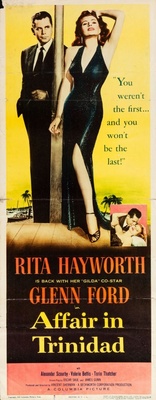 Affair in Trinidad movie poster (1952) wooden framed poster