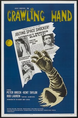 The Crawling Hand movie poster (1963) canvas poster