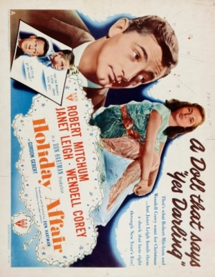Holiday Affair movie poster (1949) poster with hanger