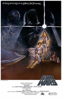 Star Wars movie poster (1977) Stickers MOV_fe700aac