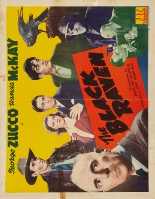 The Black Raven movie poster (1943) metal framed poster