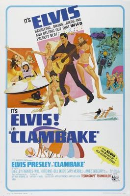 Clambake movie poster (1967) metal framed poster