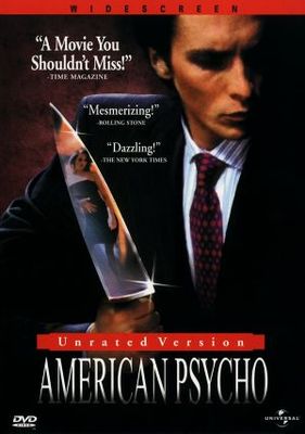 American Psycho movie poster (2000) metal framed poster