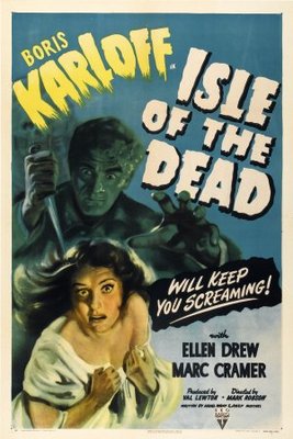 Isle of the Dead movie poster (1945) wooden framed poster