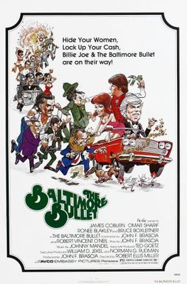 The Baltimore Bullet movie poster (1980) metal framed poster