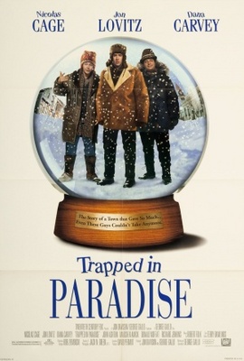 Trapped In Paradise movie poster (1994) wooden framed poster