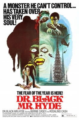 Dr. Black, Mr. Hyde movie poster (1976) poster with hanger