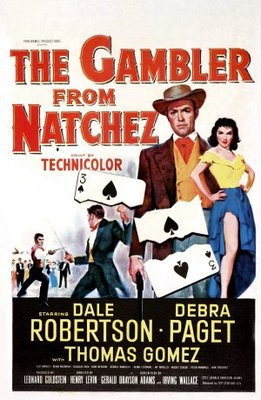 The Gambler from Natchez movie poster (1954) Stickers MOV_fed2922b