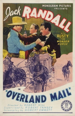 Overland Mail movie poster (1939) wooden framed poster