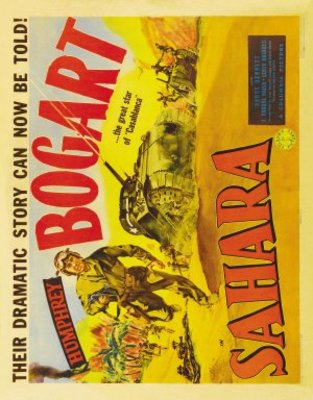 Sahara movie poster (1943) metal framed poster