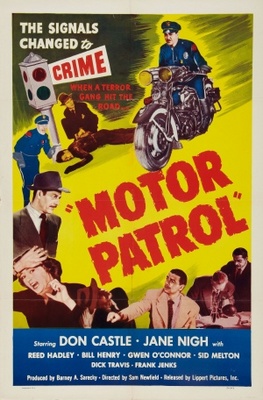 Motor Patrol movie poster (1950) poster with hanger