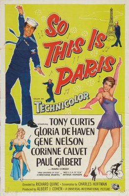 So This Is Paris movie poster (1955) Mouse Pad MOV_ff29ab36