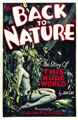 This Nude World movie poster (1933) metal framed poster
