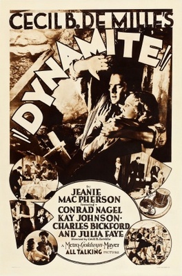 Dynamite movie poster (1929) metal framed poster