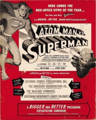 Atom Man Vs. Superman movie poster (1950) Poster MOV_ff7bc7ac