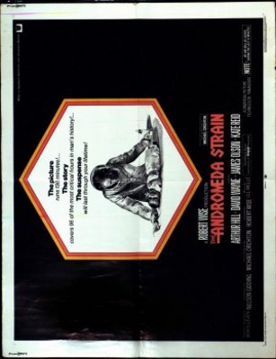 The Andromeda Strain movie poster (1971) wood print