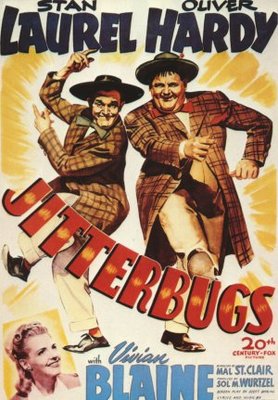 Jitterbugs movie poster (1943) wooden framed poster