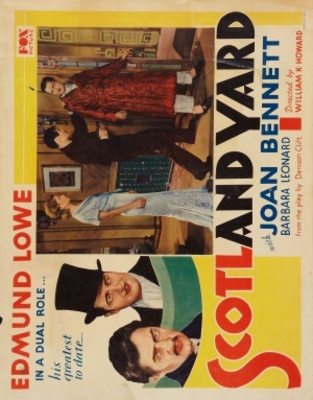 Scotland Yard movie poster (1930) wooden framed poster