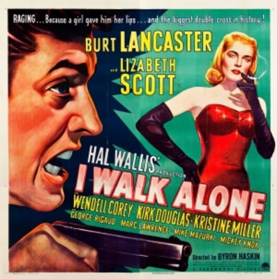 I Walk Alone movie poster (1948) wood print