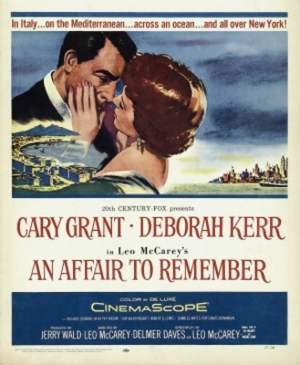 An Affair to Remember movie poster (1957) metal framed poster