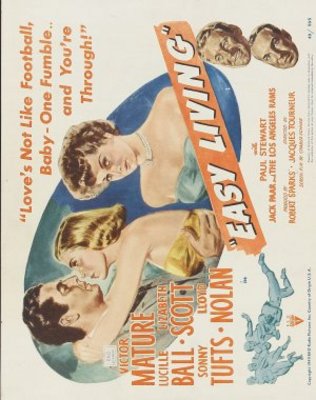 Easy Living movie poster (1949) metal framed poster