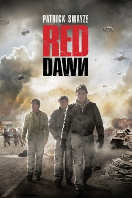 Red Dawn movie poster (1984) wood print