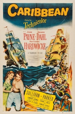 Caribbean movie poster (1952) poster with hanger